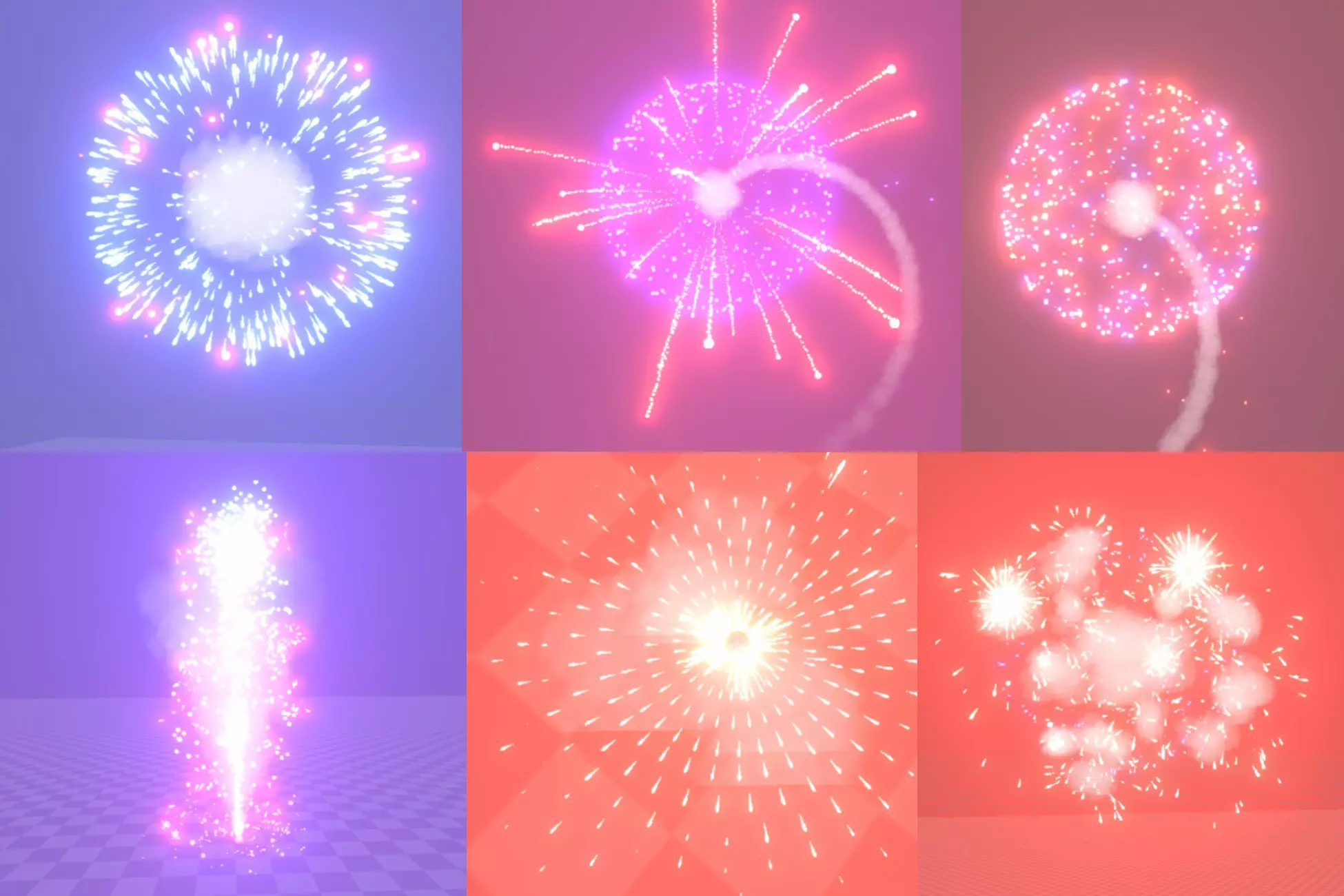 Fireworks Vfx & 3d models